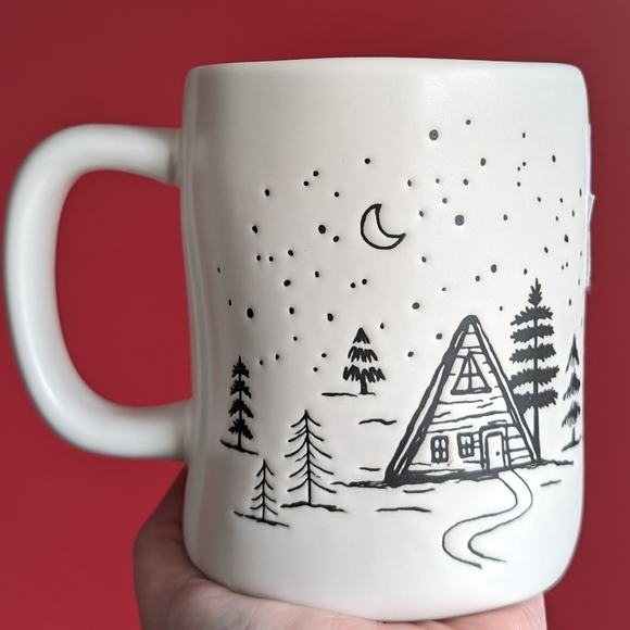 ❌SOLD❌ Rae Dunn ⛺ BEST DAD Mug with All-over Camping Scene Graphics - Picture 3 of 5